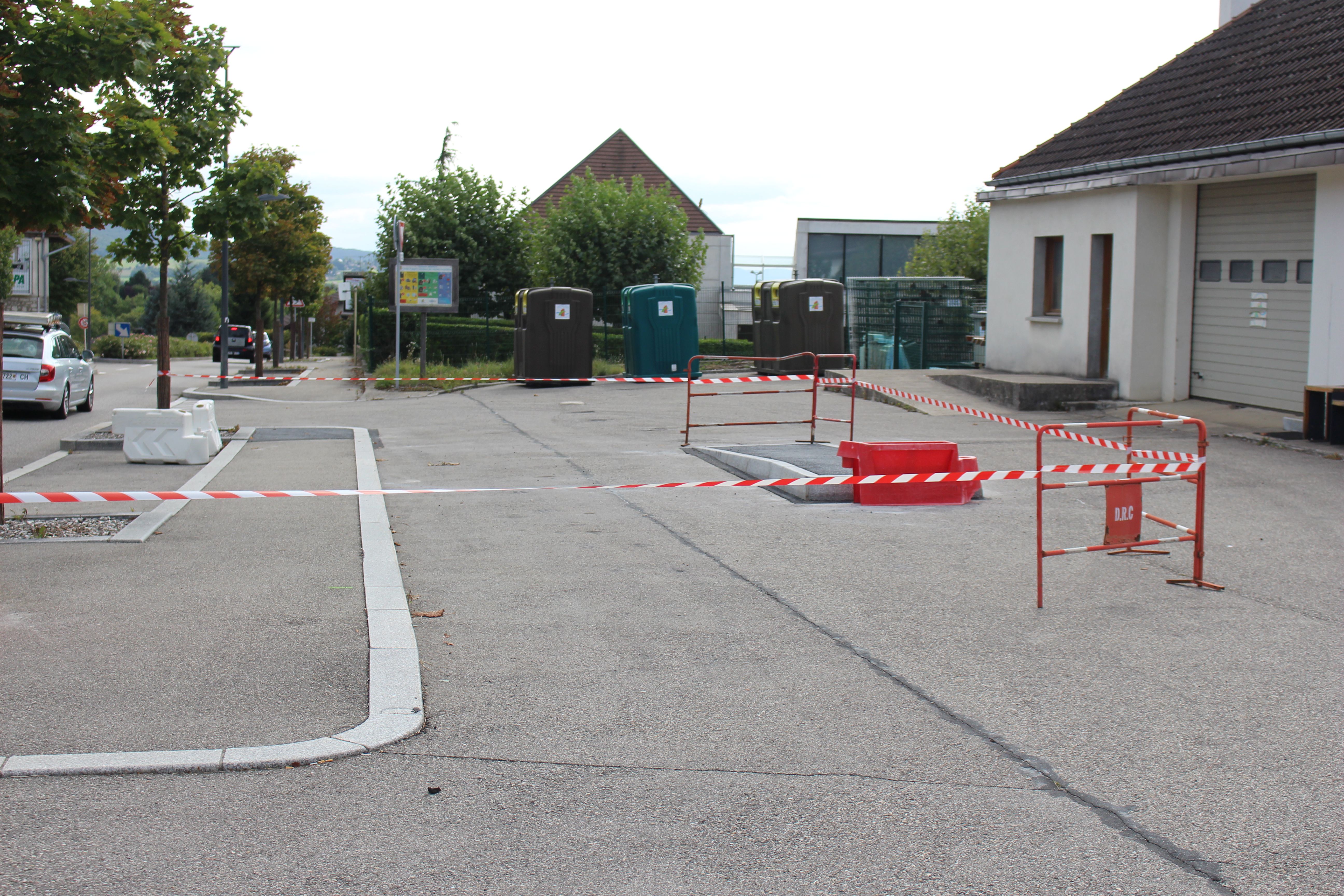 Déplacement de l'abri-bus