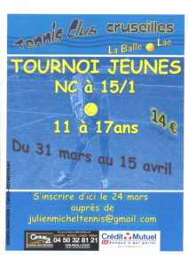 Tennis club tournoi jeunes